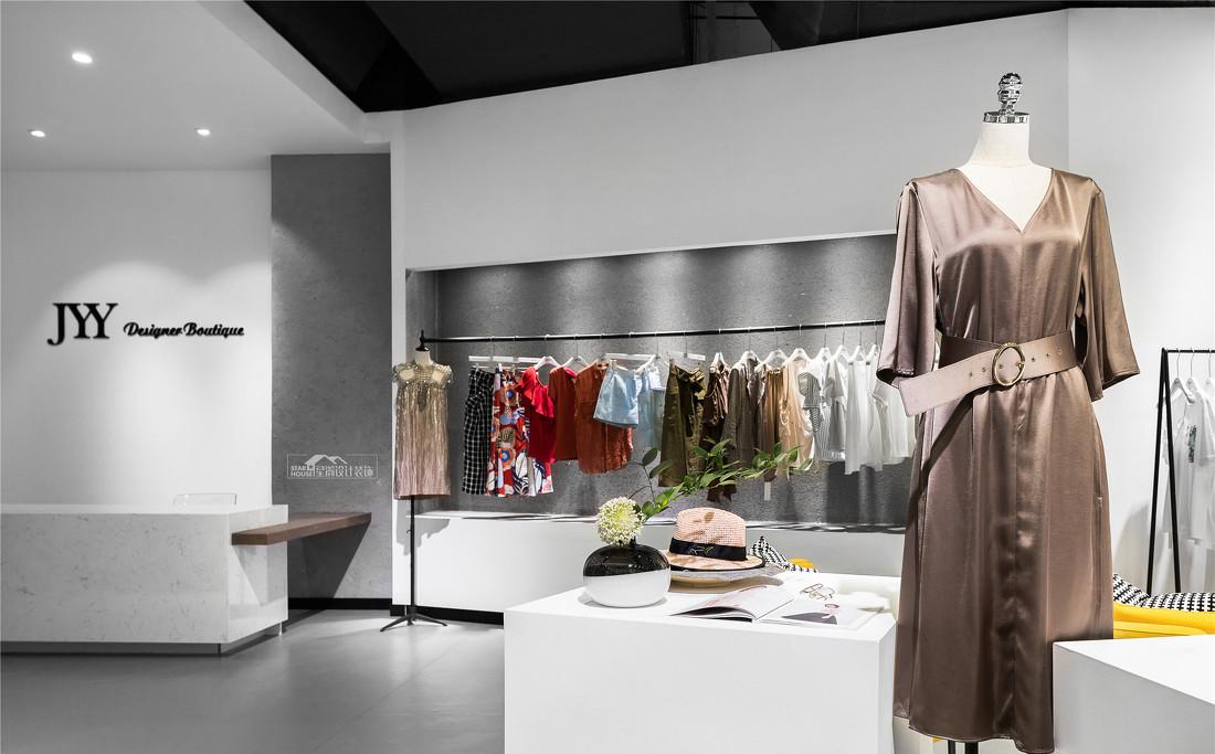 星瀚设计丨服装店丨「极简主义」JYY服饰店-11