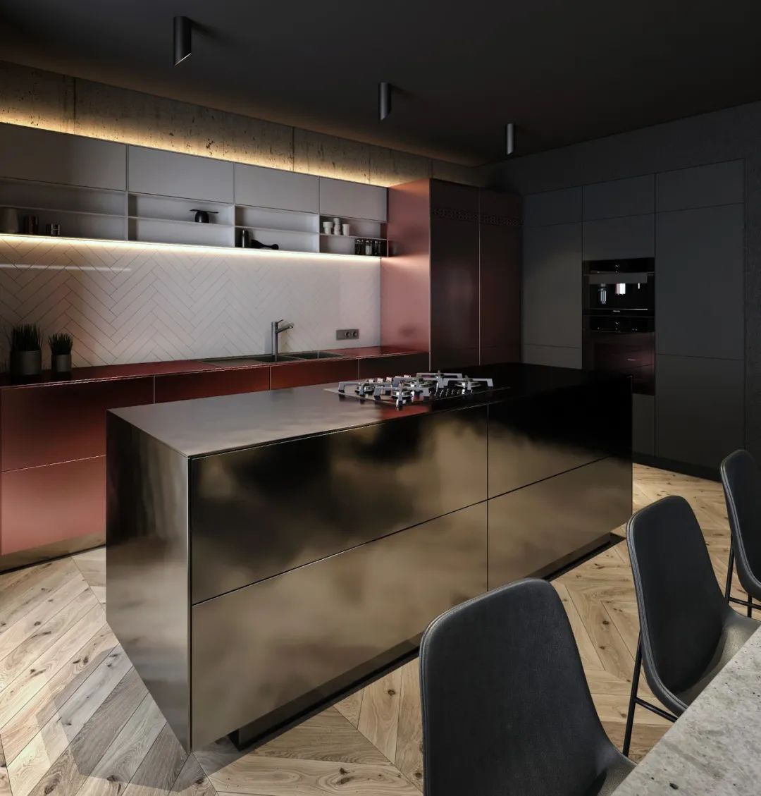 深色家居设计，低调奢华的美感-22