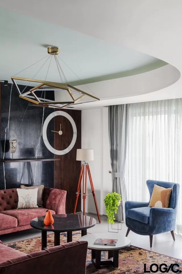 A Spacious, Colour-Rich House Of Curves Designed With Open And Airy Spaces | Logic Architecture + Research - The Architects Diary-7