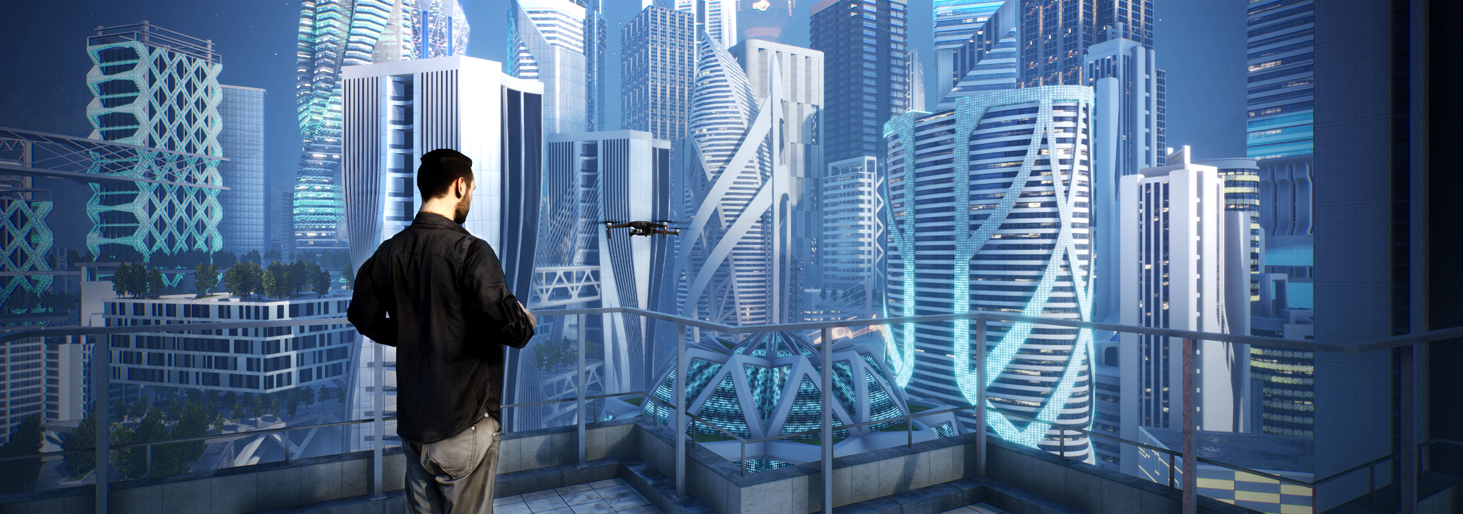 DJI Simulator 城市摄影基地-13