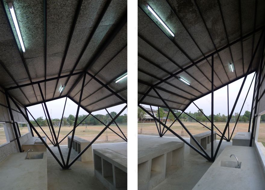 泰国农村社区学校食堂的环保设计-21