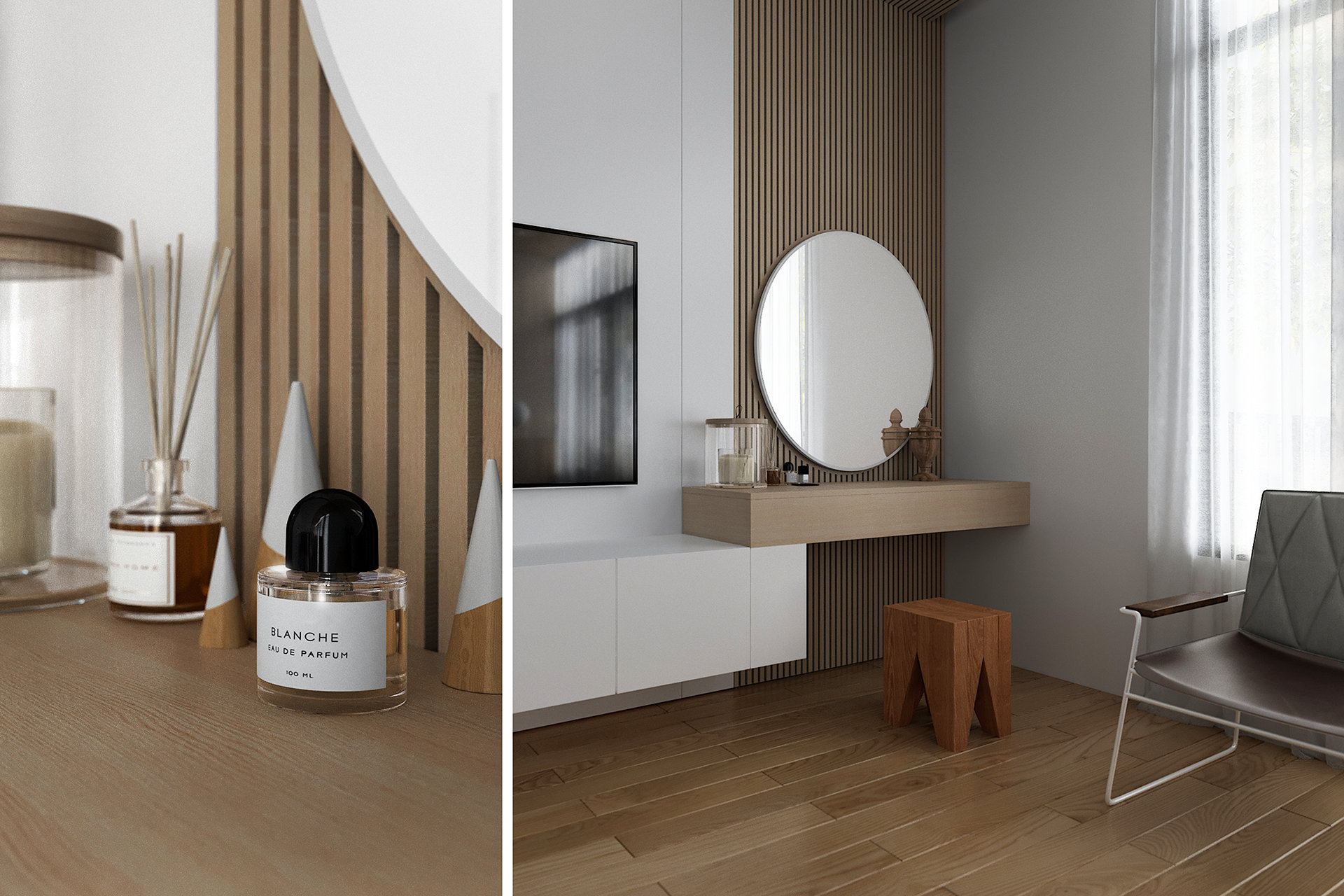 原木与植物的完美结合，打造自然派家居空间-13