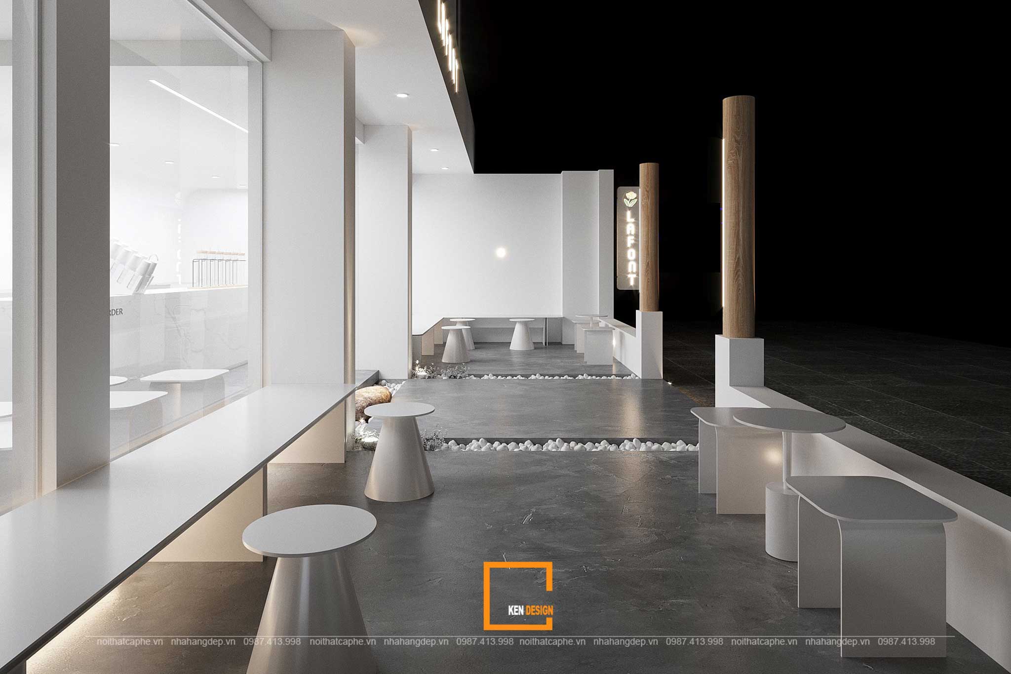 Lafont咖啡馆设计丨Ken Design-21