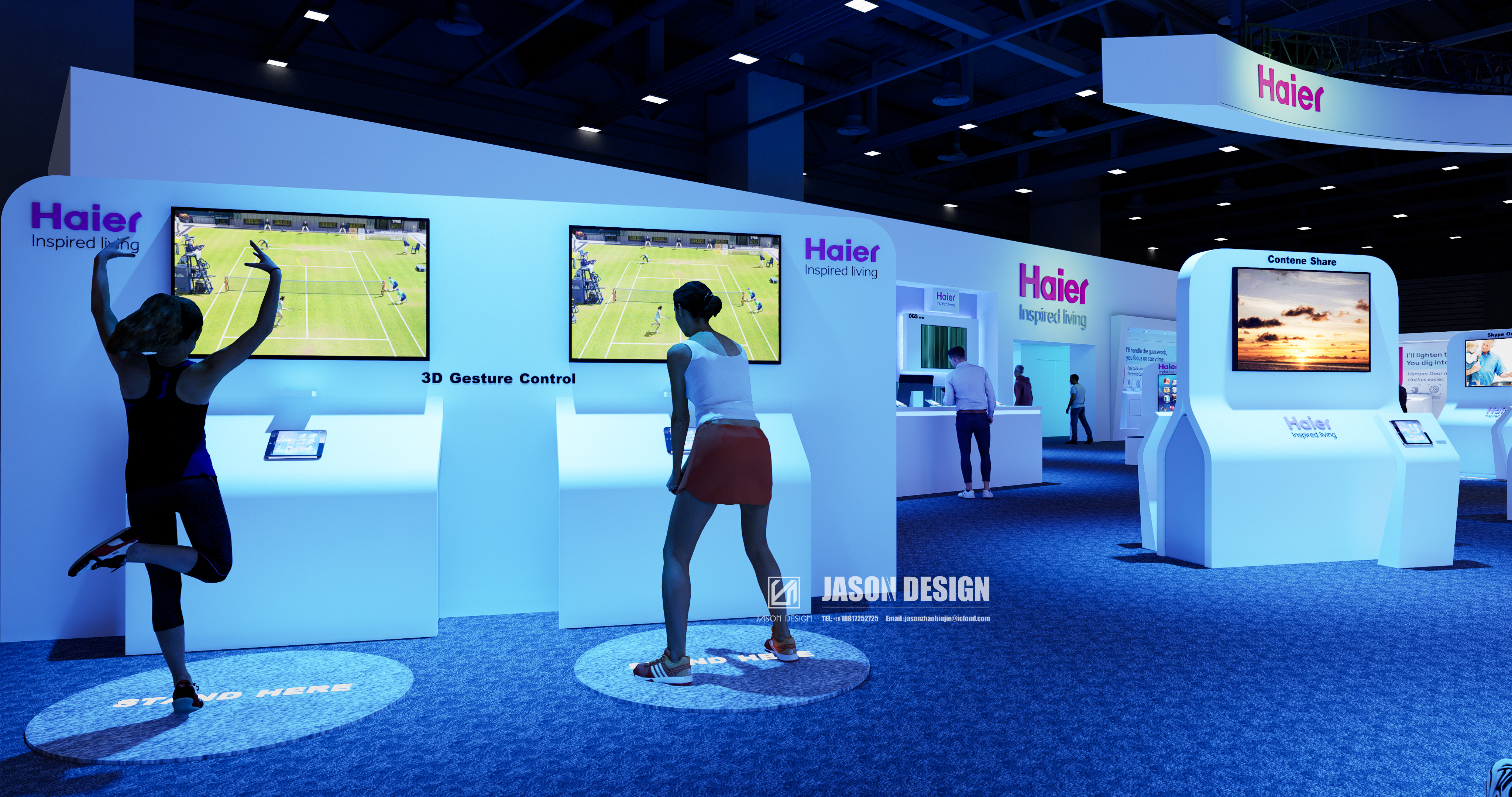 2012 年拉斯维加斯消费电子展海尔丨United StatesLas Vegas丨Jason zhao,Ray-23