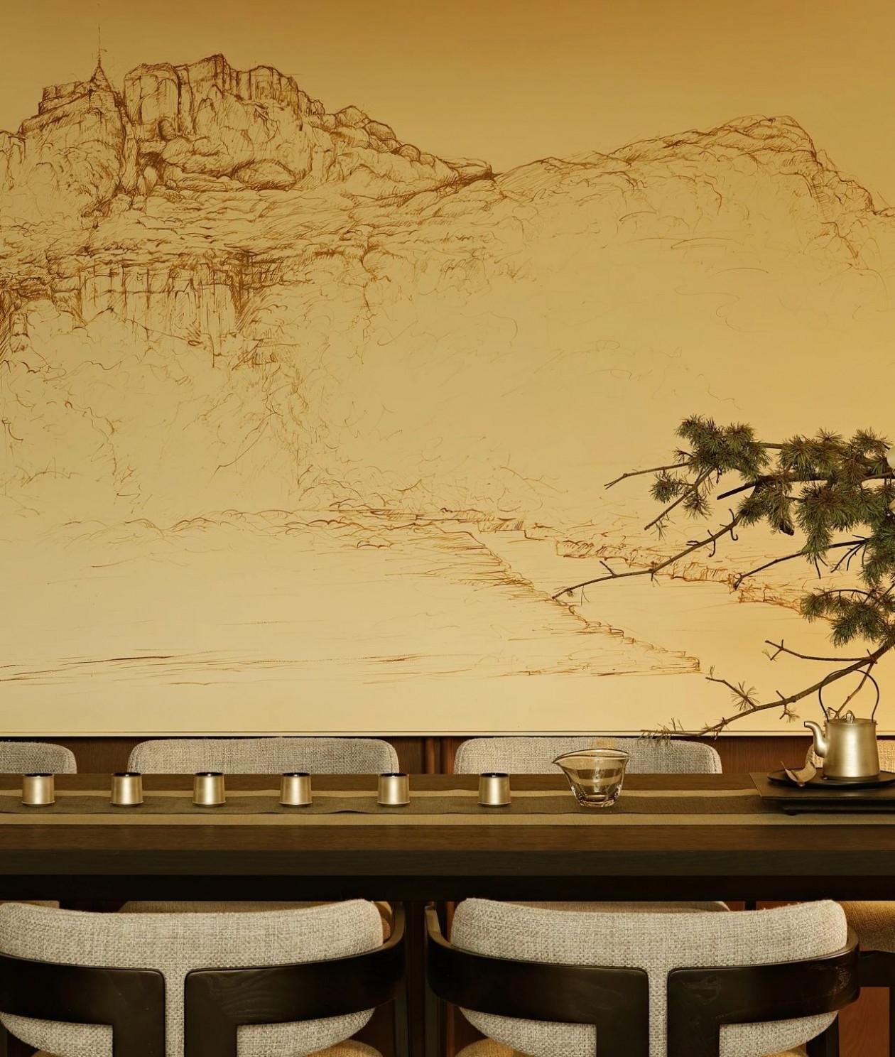 绿城奉化望山澄庐563㎡样板房丨中国宁波丨飞视设计-21