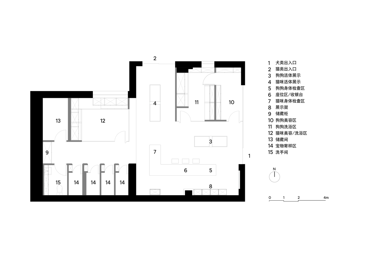 Paw Pets Spa · 宠物店的人道主义设计革命丨中国香港丨Office AIO-37