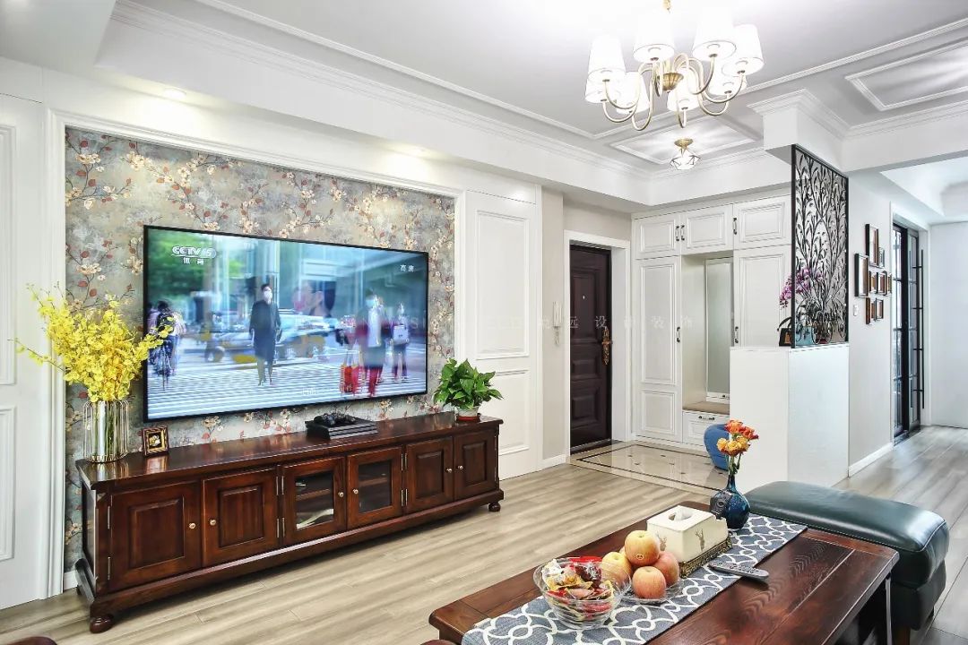 境远装饰 | 110㎡美式风空间,稳重典雅的舒适之家-28