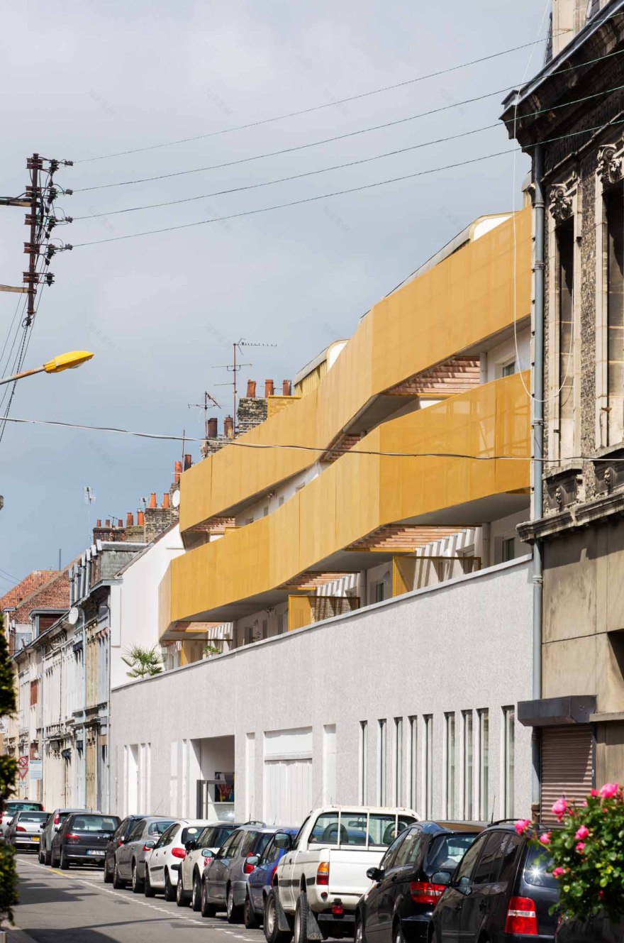 Calais艺术学校与25套复式住宅项目丨法国-44