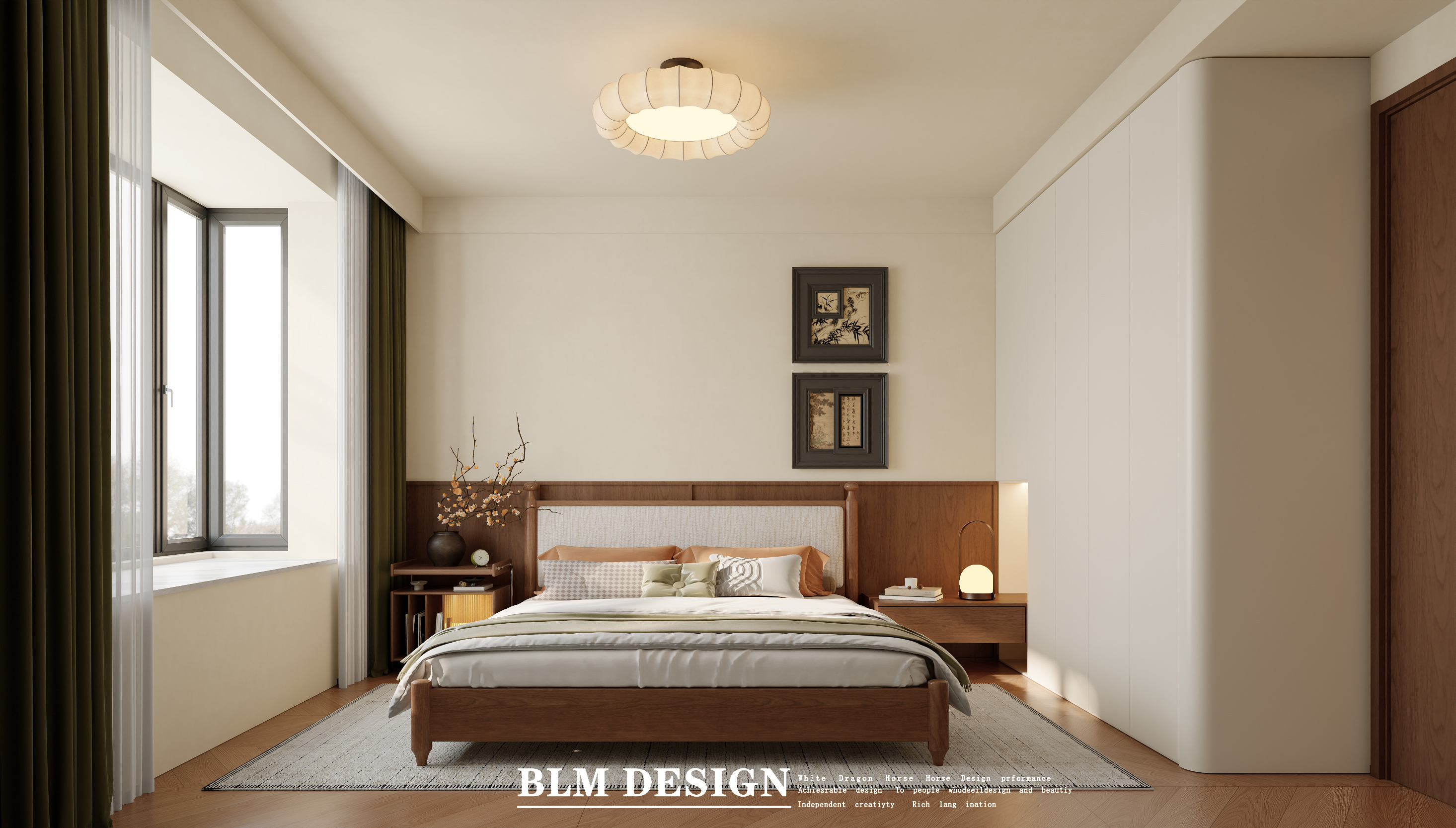 宋式美学家装效果图案例-7