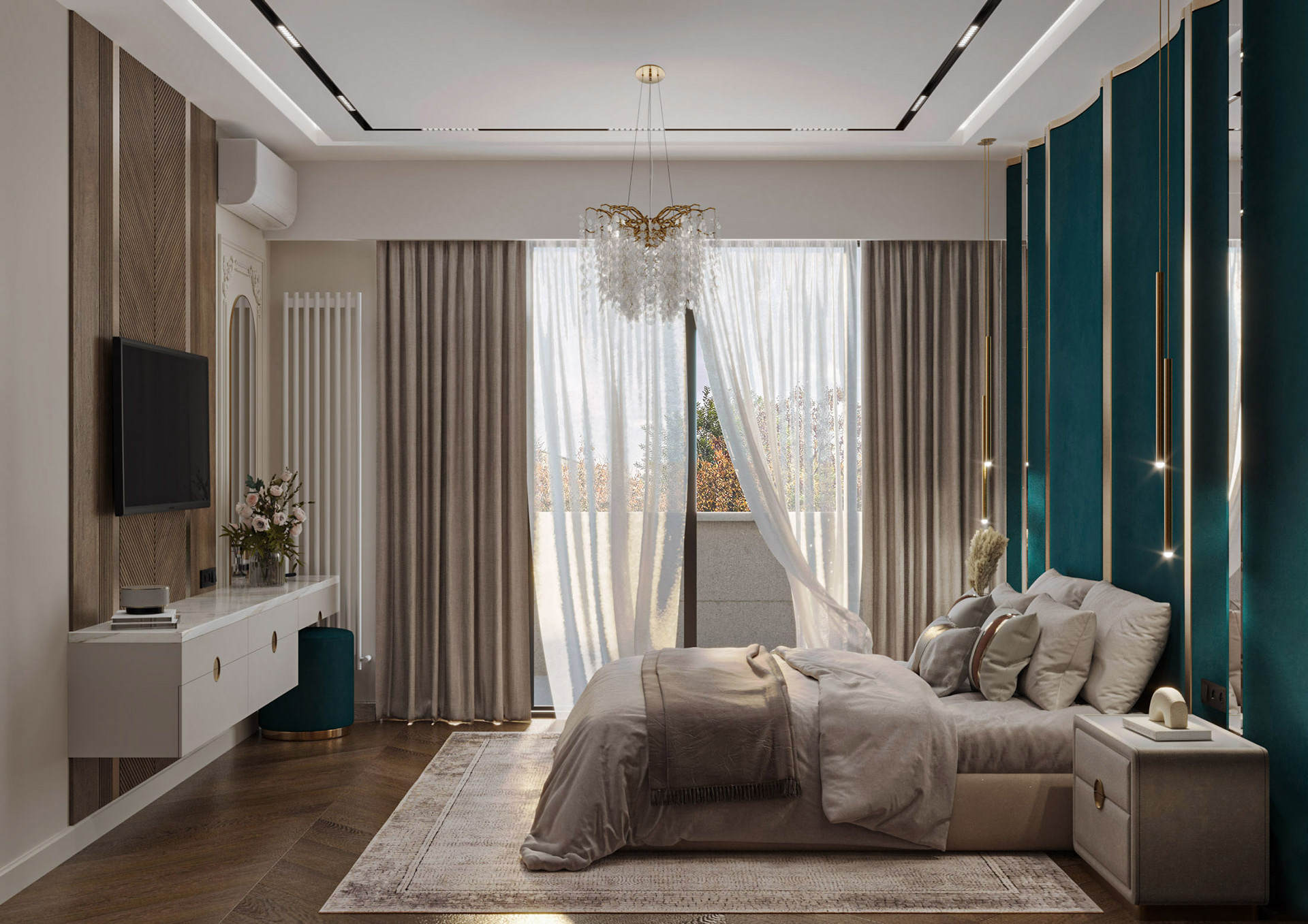 Neoclassic apartment design-27