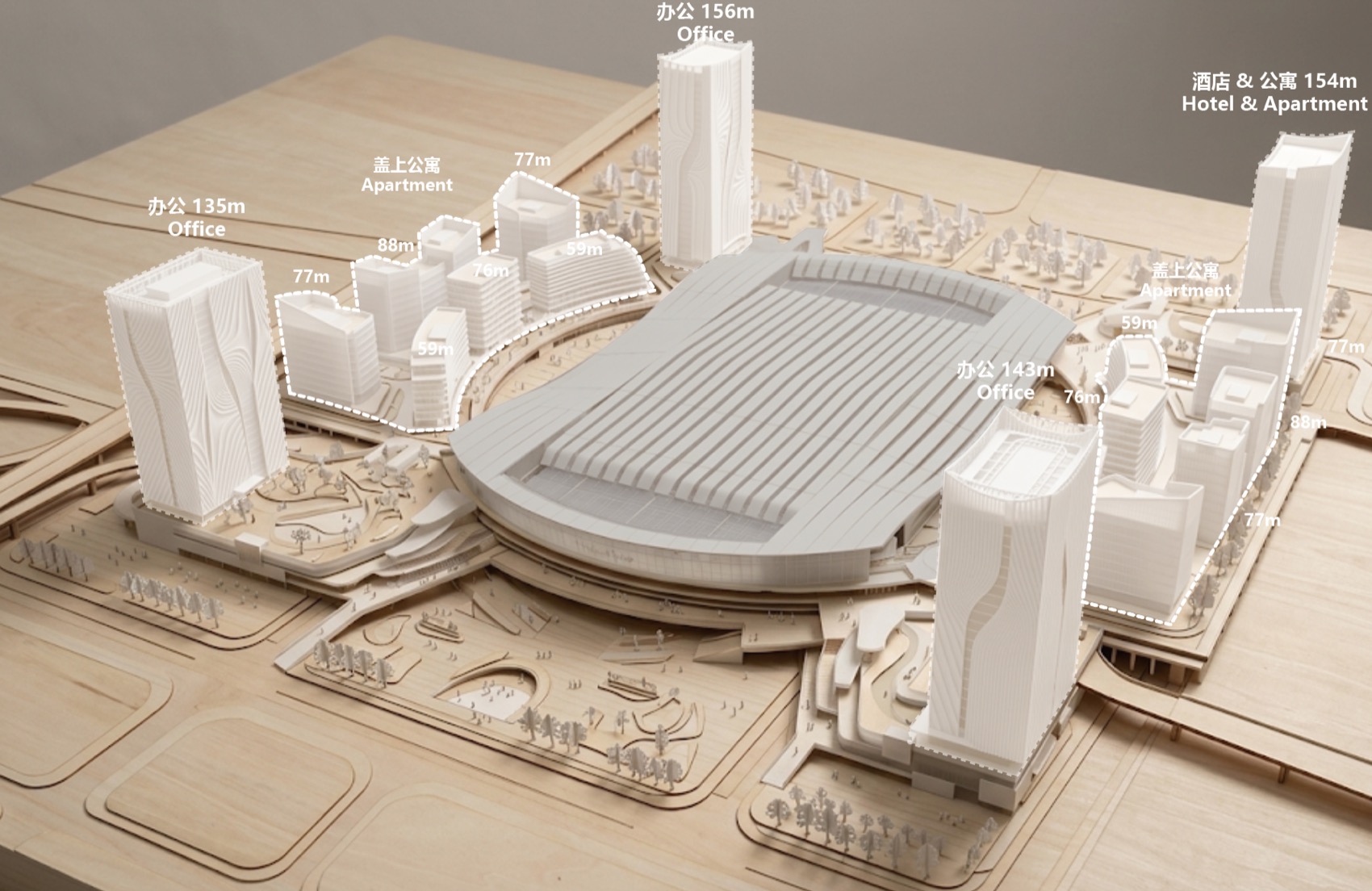广州白云站TOD上盖建筑群丨中国广州丨华南理工大学建筑设计研究院有限公司等多家单位-80