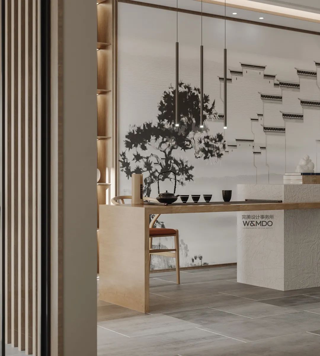 禅意茶楼 · 自然与人文共生的诗意图景丨中国乐山丨本岸-13