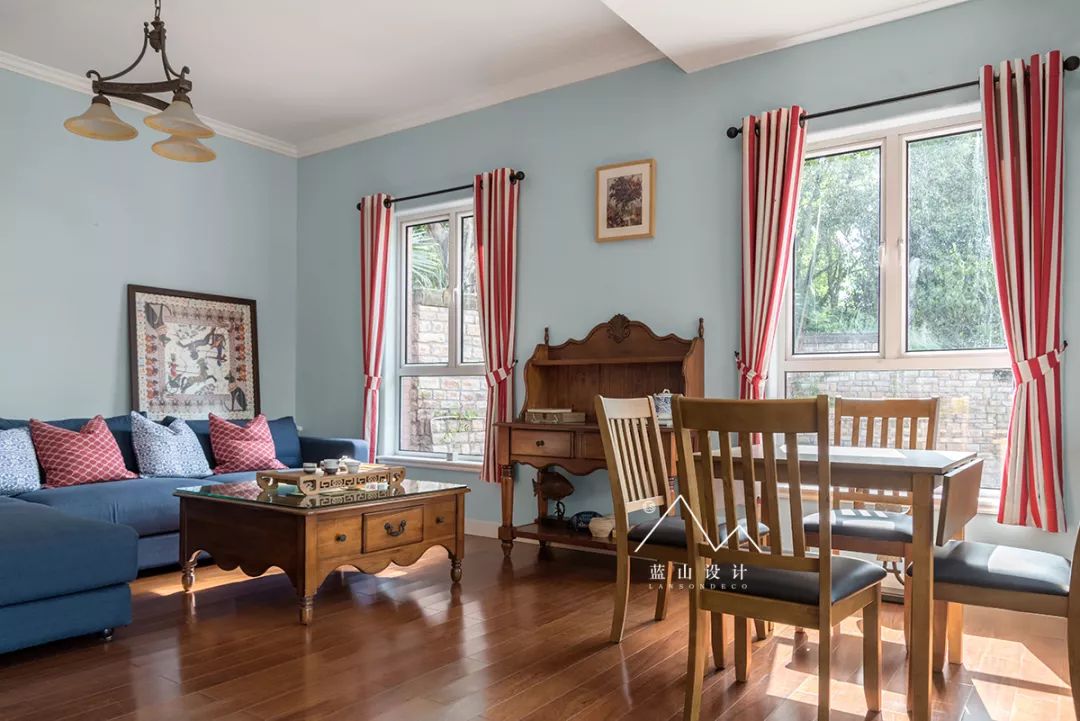 旧别墅新生活 | 南山瞰景,色彩斑斓的改造设计-66