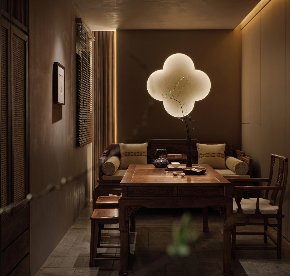 《隙光》静谧质朴的中式侘寂屋丨中国成都丨成都宏福樘设计-46