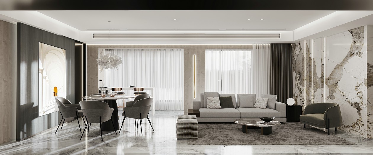 雅致简奢,三代同堂的温馨居所丨中国杭州丨力设计-34