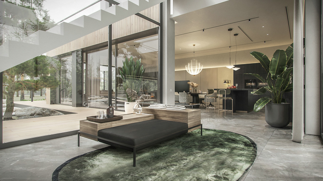 乡村别墅装修设计案例-9