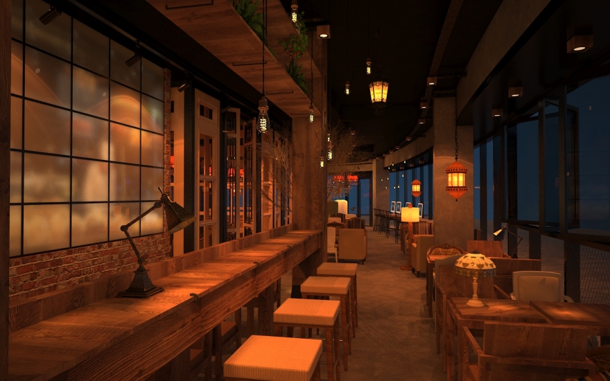 四川绵阳五十四号咖啡馆-13