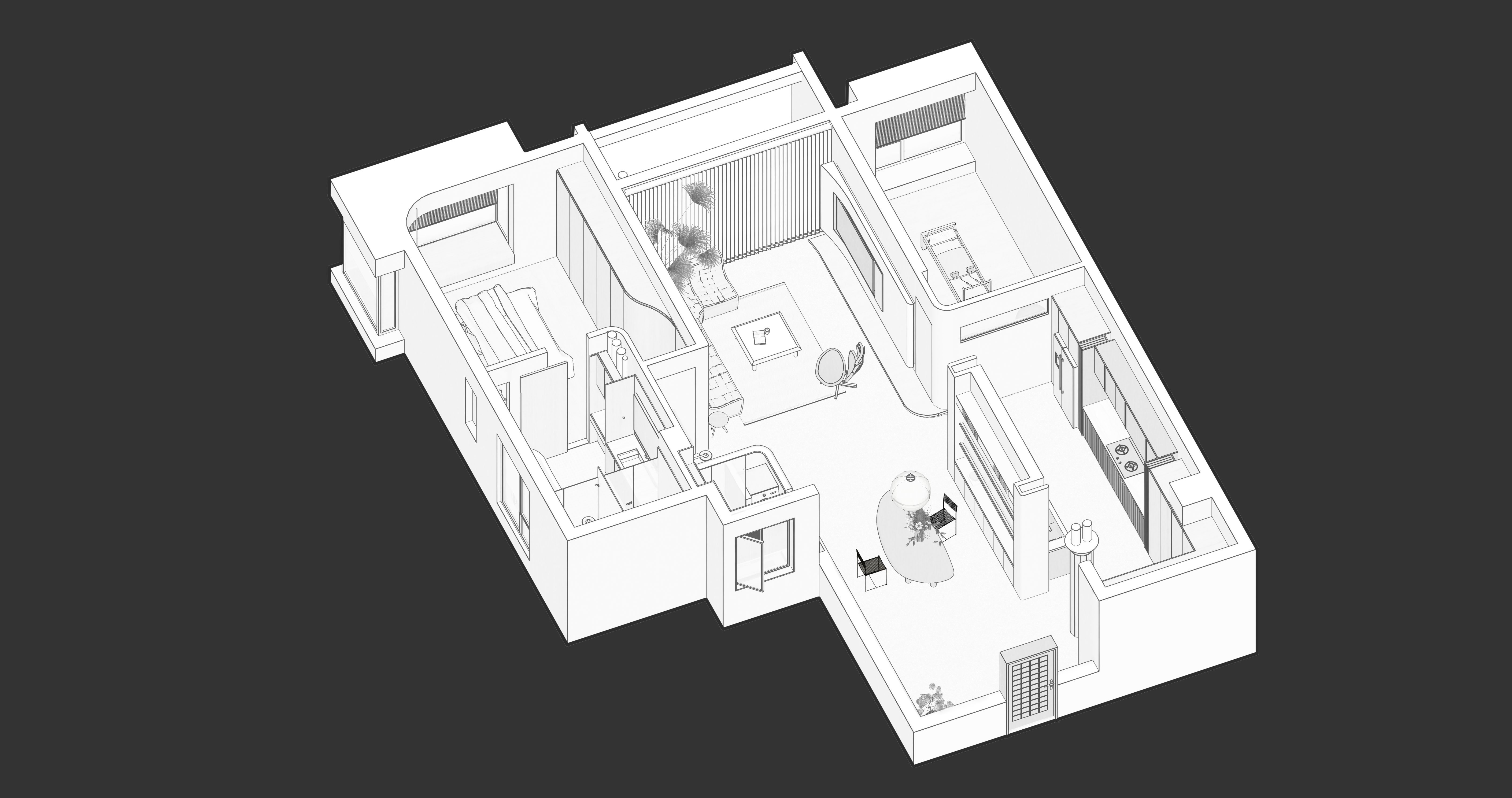Freedom House｜自在公寓丨中国广州丨10°傅俣迪设计工作室-34