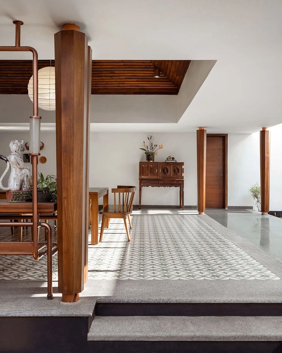 印度House of Quad现代住宅丨Thomas Parambil Architects-27