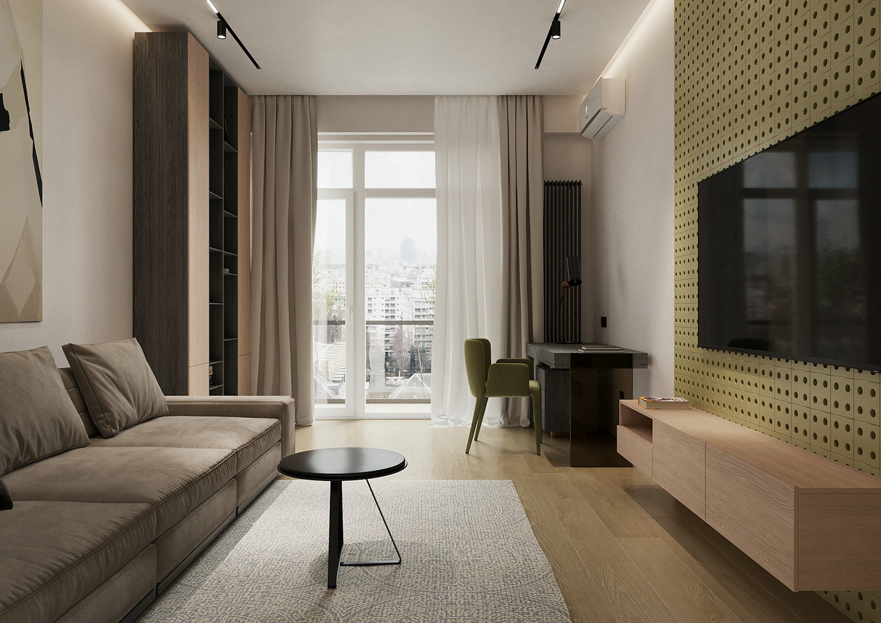 高级灰色系公寓设计-11