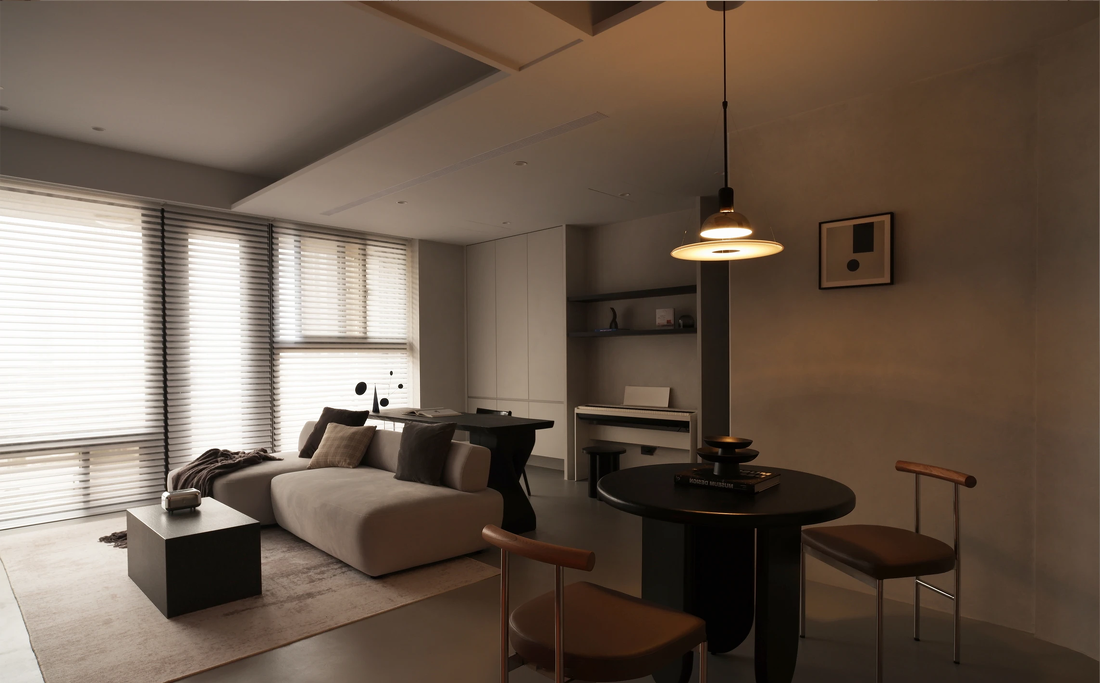 多功能客厅＋复古风刚需房设计-5