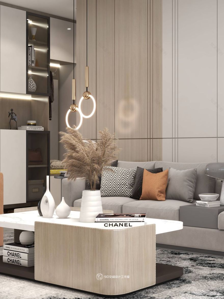 《平凡一天》轻奢风格住宅设计-10