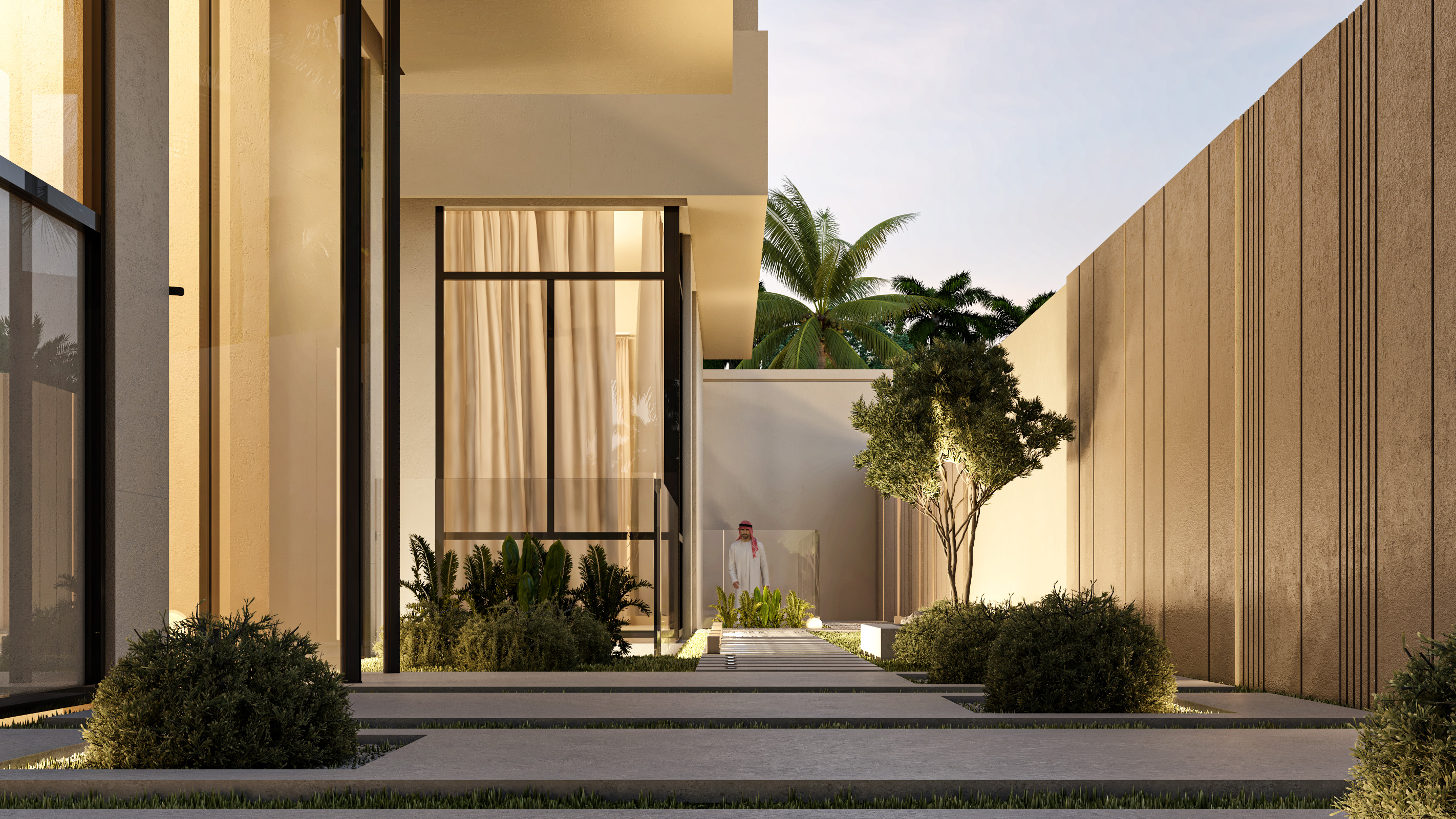 卡塔尔现代别墅设计-6