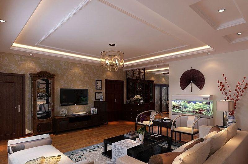 哈尔滨实创装饰打造公务员小区220平典雅华贵新中式-14