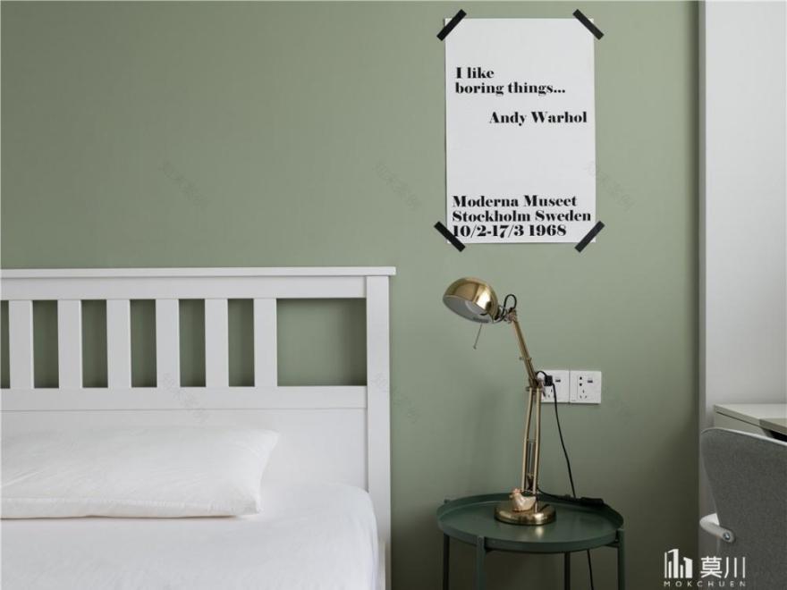 莫川设计丨平层北欧风 | 简约黑白灰,致敬悠闲生活-30