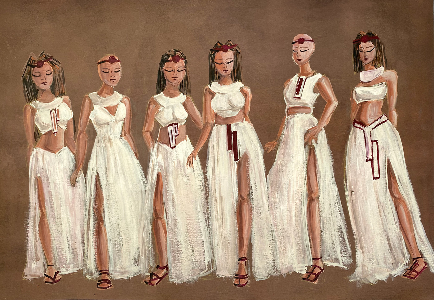 《阿肯那顿》歌剧舞台设计-18