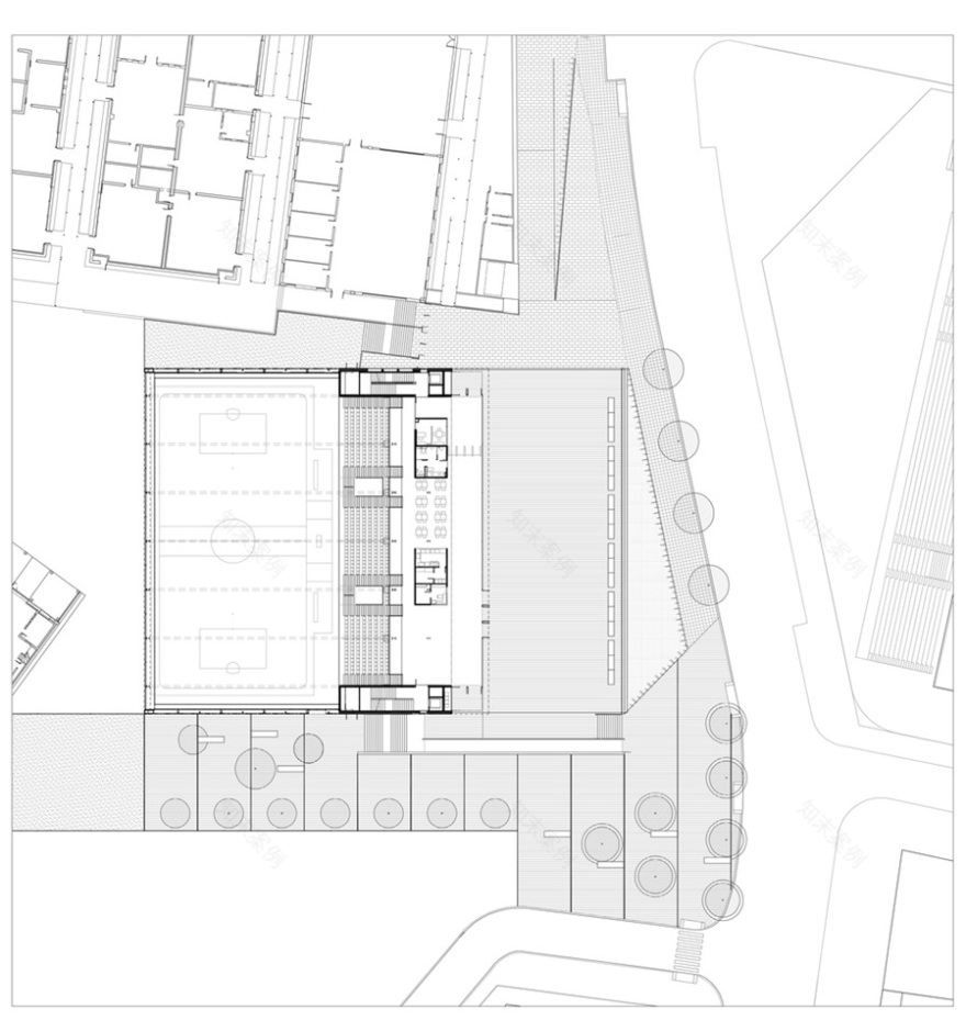 对当地传统建筑工艺理解和恢复的体育中心设计丨西班牙巴塞罗那丨戈者设计等相关建筑师团队-20