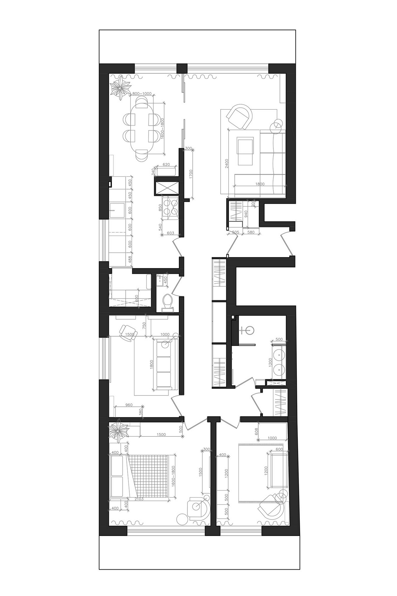 极简北欧 x 波西米亚 | 浪漫优雅的空间艺术-33