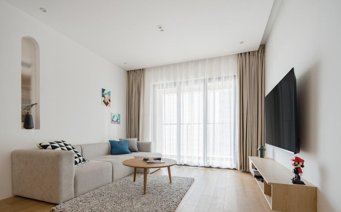 古希腊拱形窗映照的现代自然家-0