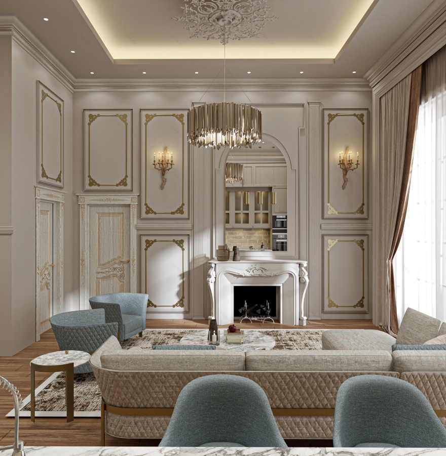新古典主义开放空间-6