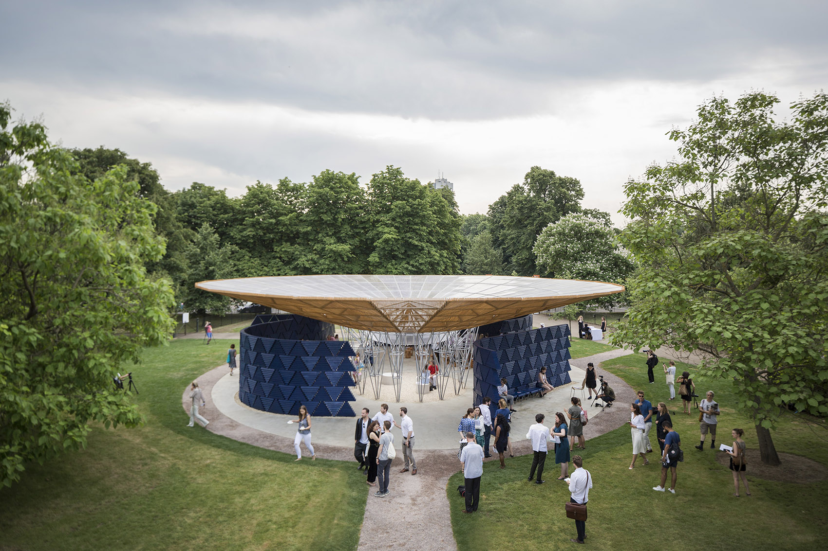 蛇形展厅2017,伦敦 / Kéré Architecture-31