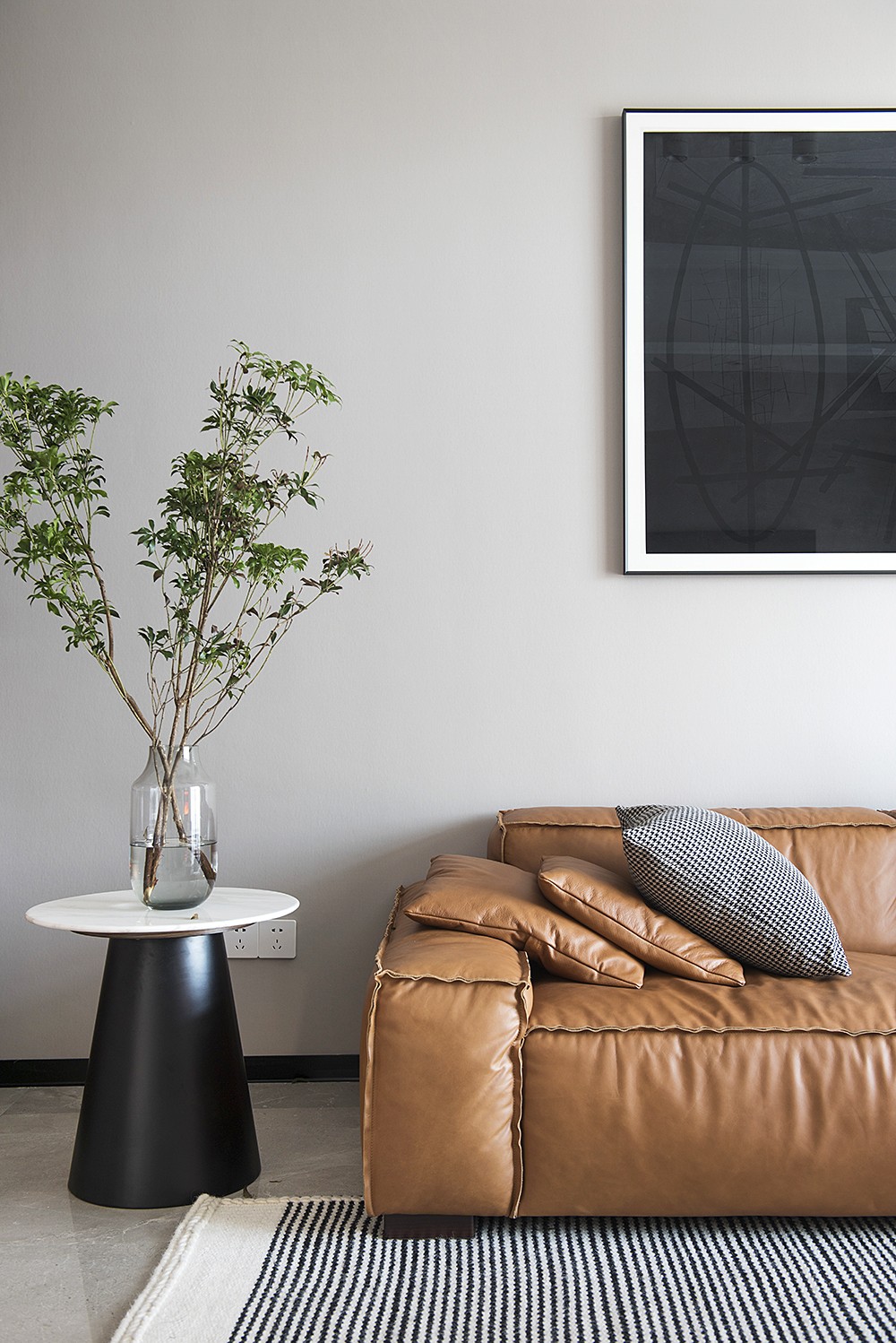 上海 160 平米大平层设计 | 素隐风格演绎舒适生活-2