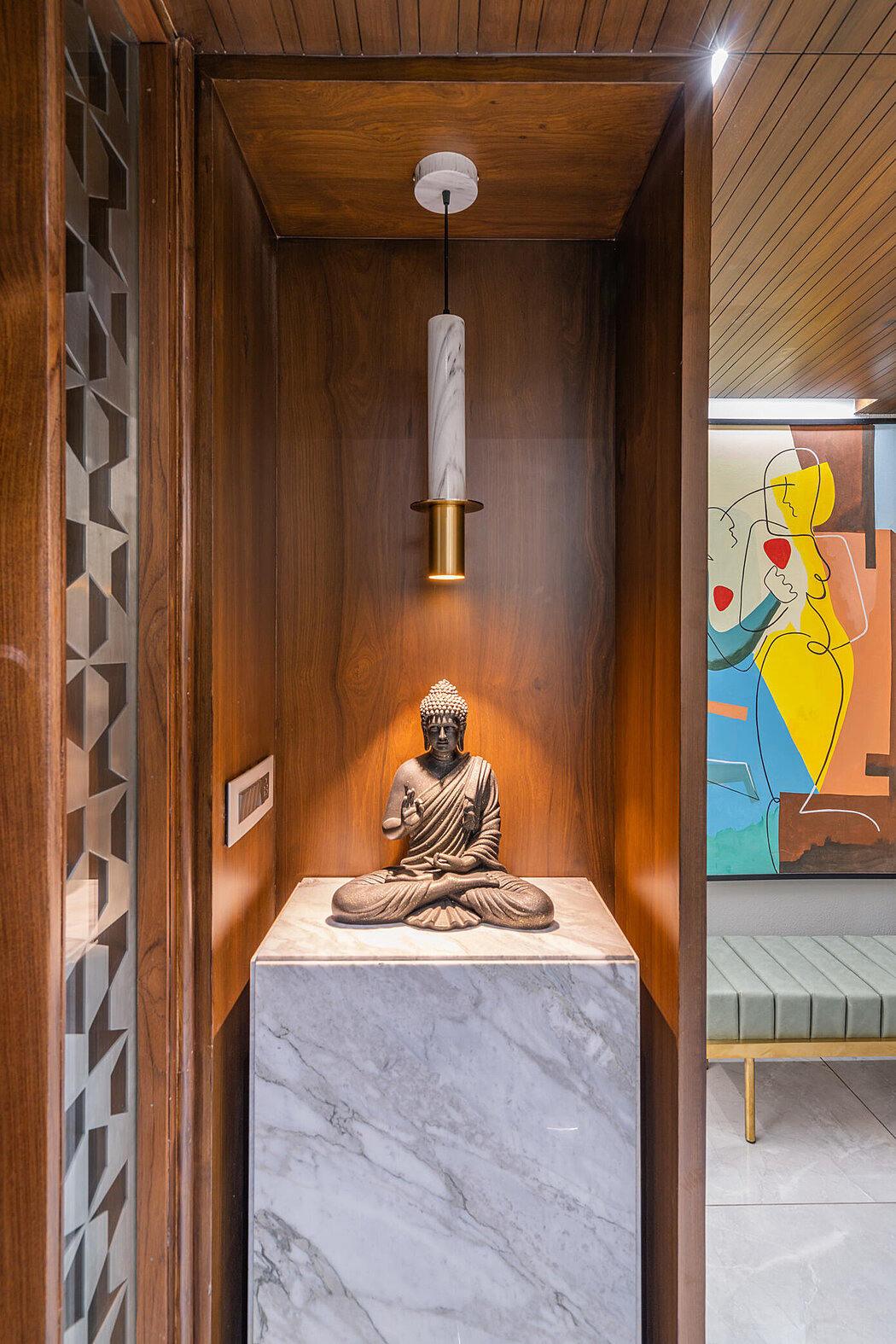 沙纳姆的一个宜人飞地丨印度丨Anand Patel Architects-10