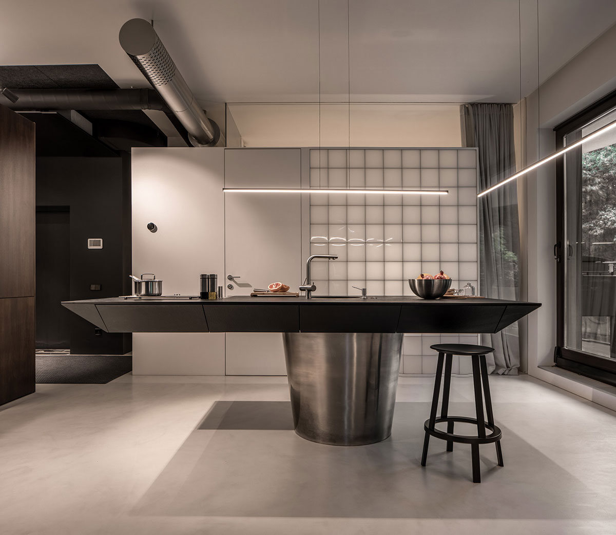 乌克兰利沃夫时尚绿意公寓设计-6