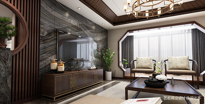 128万元休闲空间320平米装修案例-13