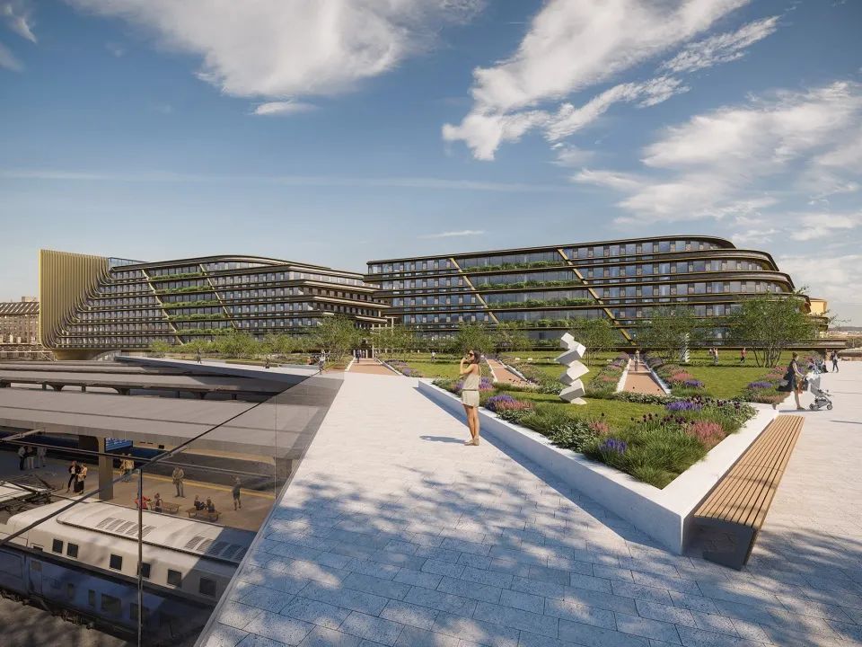 布拉格 Masaryčka 大楼丨捷克丨Zaha Hadid Architects-10