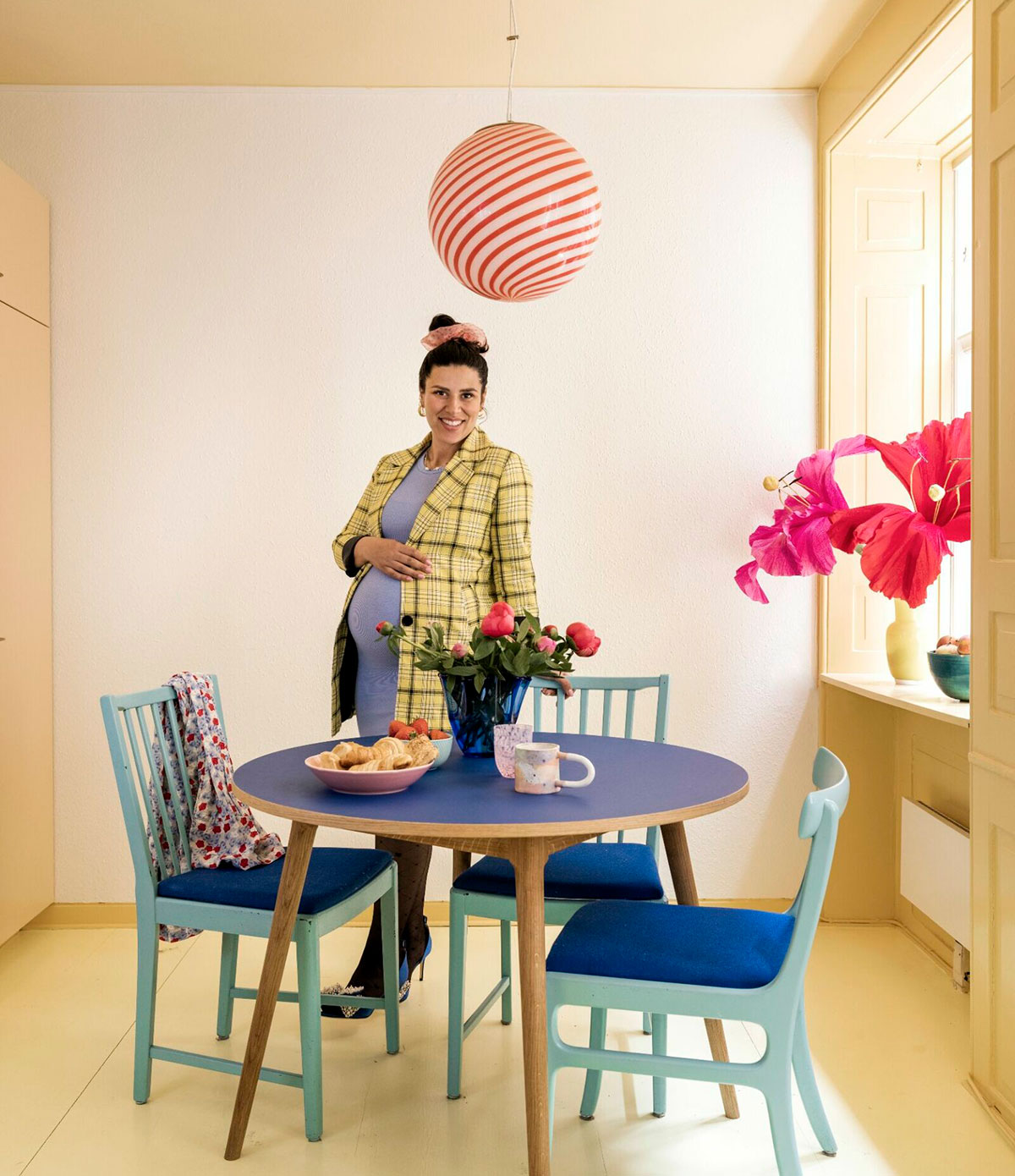 哥本哈根的色彩鲜艳的公寓-1