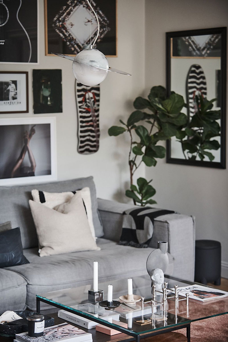 瑞典灰色调时尚公寓，打造温馨空间-2