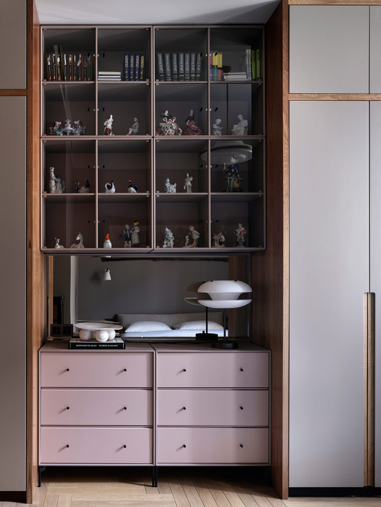 莫斯科家庭公寓设计（含独立卧室）丨俄罗斯莫斯科丨Анастасия Стенберг（阿纳斯塔西娅·斯滕贝格）-43