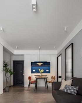 超强储物现代小户型克莱因蓝主旋律