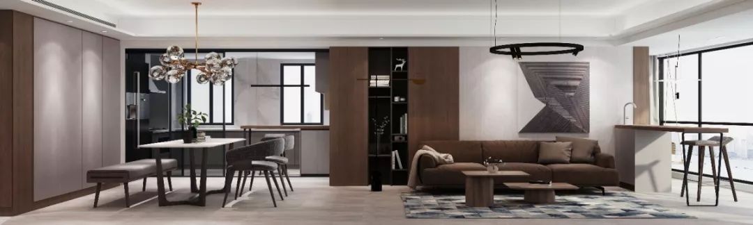 温馨江阴家庭,原木暖灰构生活温度-22