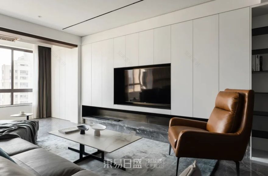 192㎡极简风实拍,清爽利落的空间现代感-14