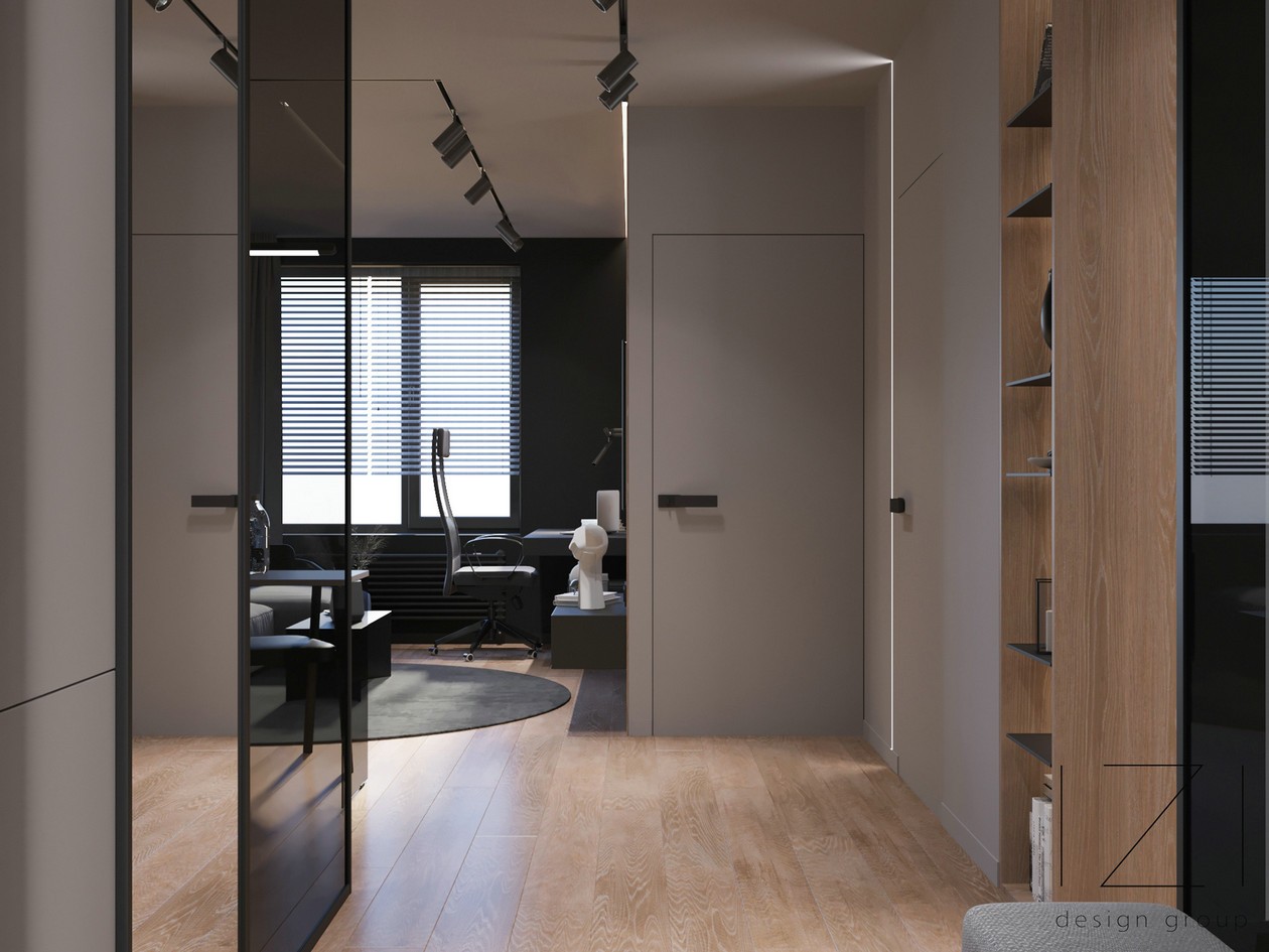 高级色系 现代简约风公寓-12