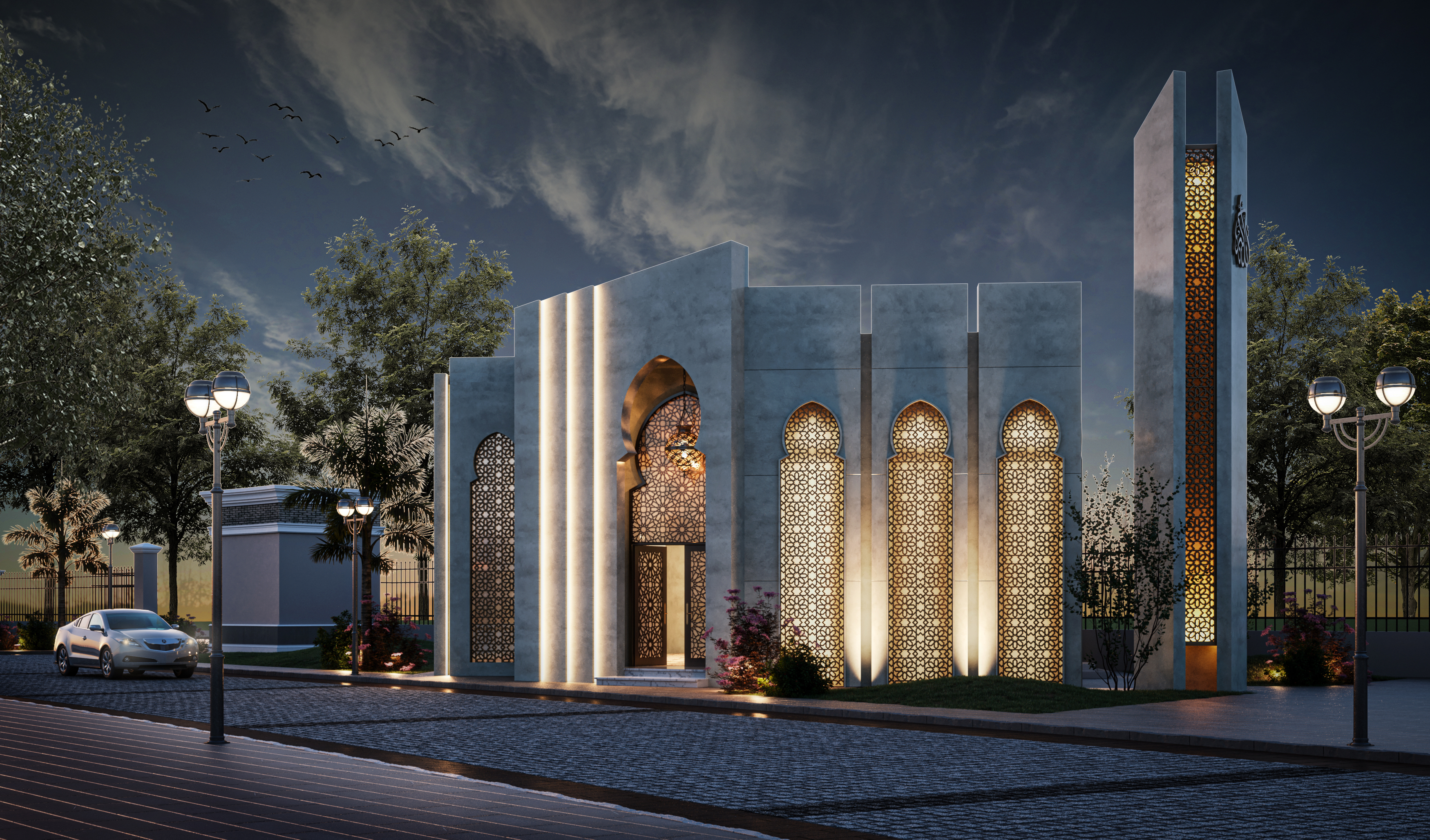 卡利塔穆鲁伊别墅小区丨埃及亚历山大丨GATE  LANDSCAPE_ MSQUE-16