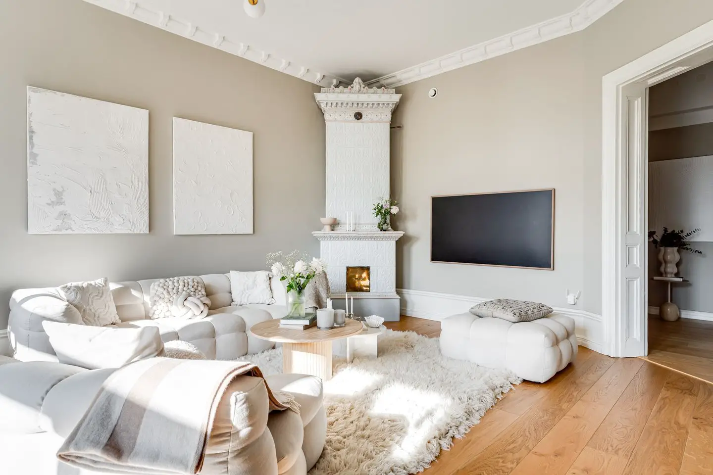 瑞典 115m2 河景公寓,古典与现代的完美融合-5