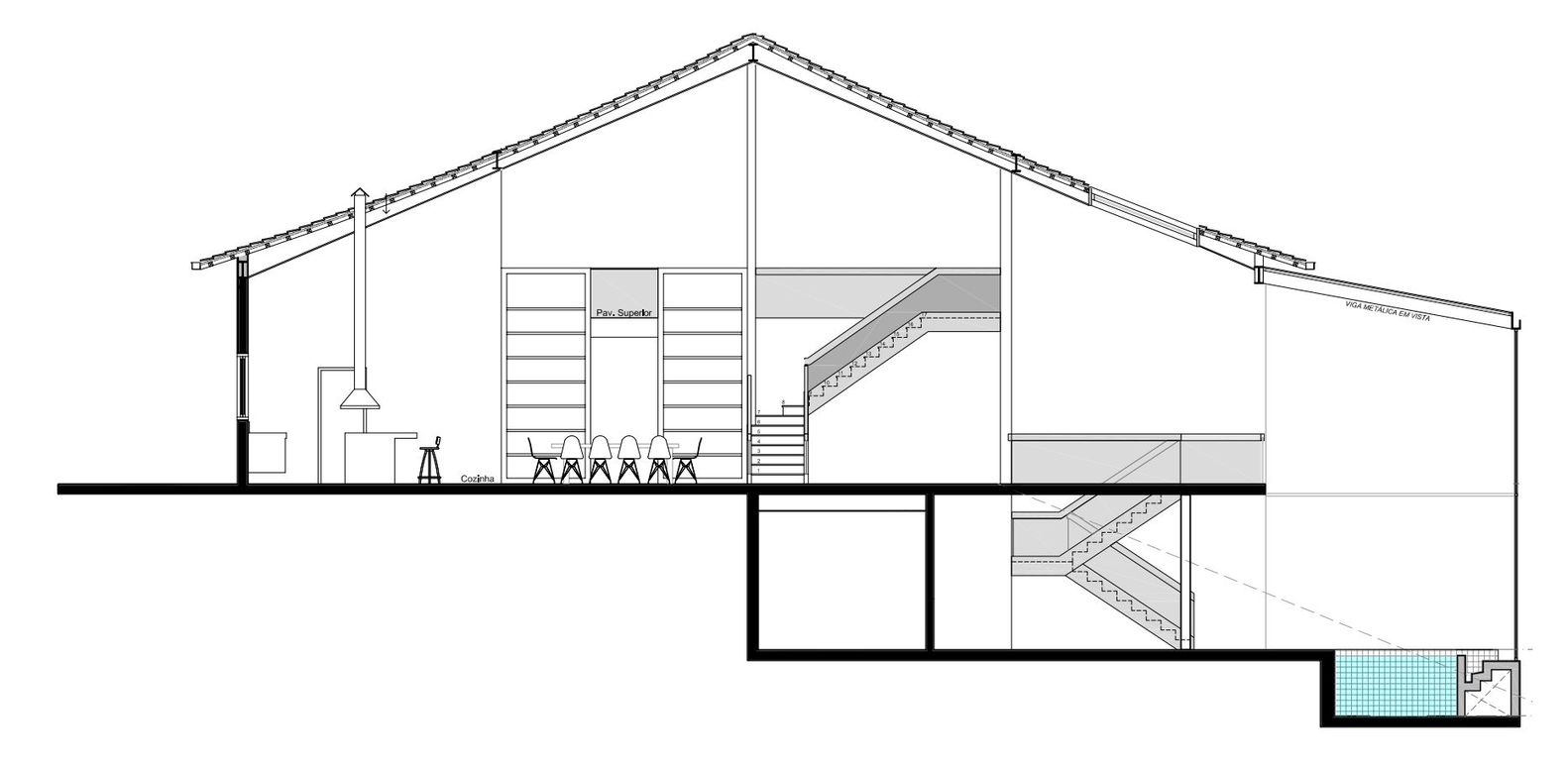 巴西 Campos House · 现代与传统对话的玻璃盒子-36